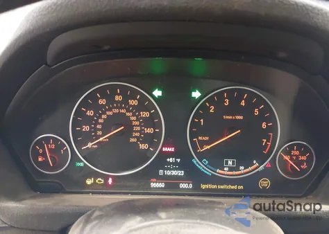 2013 BMW 3 Series 328I xDrive z USA, uszkodzony, nr VIN WBA3B3C53DF542421